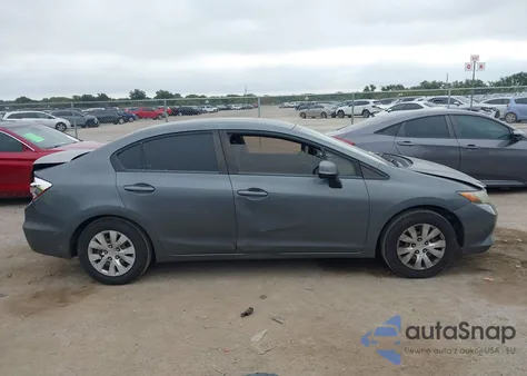 2012 Honda Civic Lx from USA, damaged, VIN 19XFB2F54CE090056